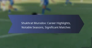Shukhrat Murodov: Career Highlights, Notable Seasons, Significant Matches